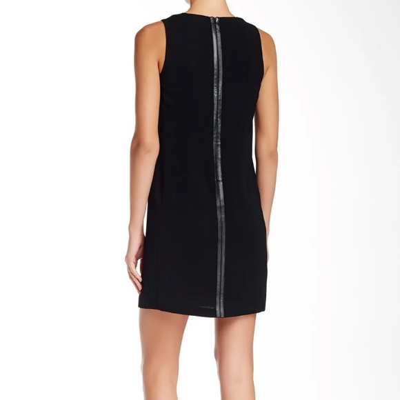 Vince | Dresses | Vince Leather Trim Contrast Sleeveless Sheath Dress Black Womens 6 | Poshmark Vince | Dresses | Vince Leather Trim Contrast Sleeveless Sheath Dress Black Womens 6 | Poshmark